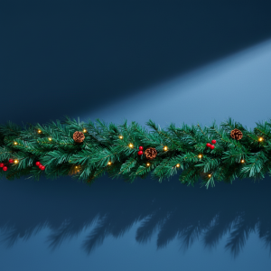 Boa Navideña Decoración 30 Leds