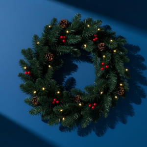 Corona de Navidad Decoración 20 Leds