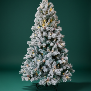 Árbol de Navidad con decoración y LEDs 150cm