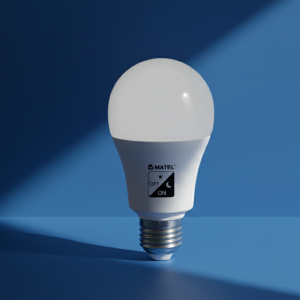 Bombilla estándar LED con sensor crepuscular 10W
